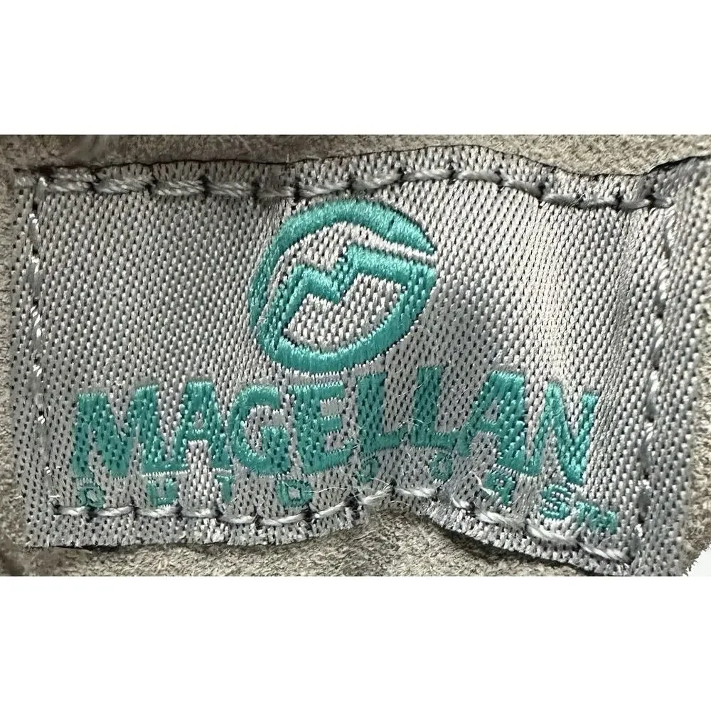 Magellan Girls‎ Snowboot Suede/ Faux Fur Gray Glitter Boot 3M Insulated sz 1
